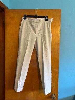 Talbots Women's Cream Straight-Leg Pants
